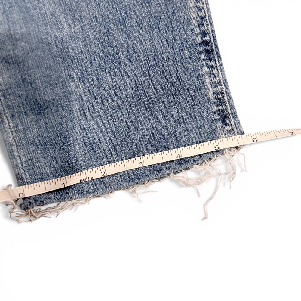 Citizens of Humanity Isola Crop Straight Leg Jeans Raw Hem - 24 - Picture 12 of 13